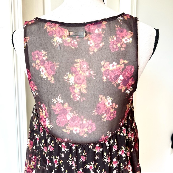 URBAN OUTFITTERS Kimchi Blue Prairie Rose Babydoll Boho Dress—SZ. Small - Picture 10 of 14